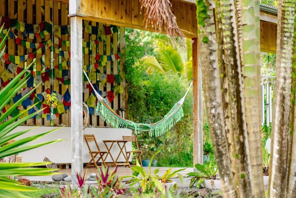 Jungle Haven Ocean Front Eco Villa On Fruit Farm Pahoa Exterior foto